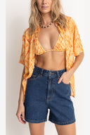 FIESTA TIE DYE SS SHIRT - ORANGE