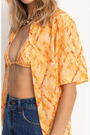 FIESTA TIE DYE SS SHIRT - ORANGE