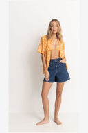 FIESTA TIE DYE SS SHIRT - ORANGE