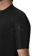 VISSLA HIGH SEAS II 1MM SHORT SLEEVE JACKET - BLACK 2