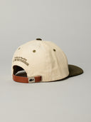 JUST ANOTHER FISHERMAN CASTING & MENDING CAP - IVORY/GREEN