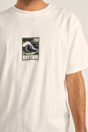 RHYTHM WILD WAVES VINTAGE SS T-SHIRT - VINTAGE WHITE