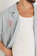 RHYTHM BOUQUET SS SHIRT - BLUE