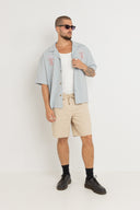 RHYTHM BOUQUET SS SHIRT - BLUE