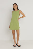 RHYTHM HANALEI MINI DRESS - GREEN