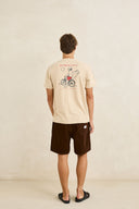 RHYTHM BIKE WANDERER SS T-SHIRT - SAND