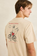 RHYTHM BIKE WANDERER SS T-SHIRT - SAND