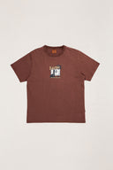 RHYTHM TUNE IN VINTAGE SS T-SHIRT - CHOCOLATE