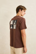 RHYTHM TUNE IN VINTAGE SS T-SHIRT - CHOCOLATE