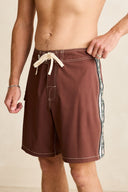 RHYTHM PANEL STRIPE TRUNK - CHOCOLATE