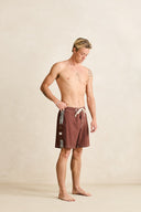 RHYTHM PANEL STRIPE TRUNK - CHOCOLATE