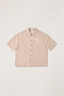 RHYTHM FREQUENCY CHECK SS SHIRT - CARAMEL