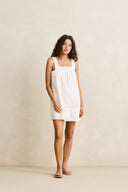 RHYTHM BRODERIE LACE MINI DRESS - WHITE