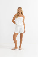 RHYTHM PRESLEY TOP - WHITE