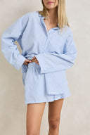 RHYTHM OVERSWIM STRIPE SHORT - BLUE