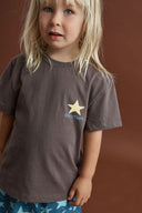 RHYTHM KIDS SUPERSTAR SS T-SHIRT - VINTAGE BLACK