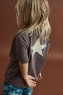 RHYTHM KIDS SUPERSTAR SS T-SHIRT - VINTAGE BLACK