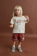 RHYTHM KIDS COSMIC RHYTHM SS T-SHIRT - NATURAL