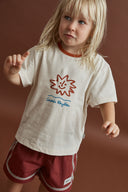 RHYTHM KIDS COSMIC RHYTHM SS T-SHIRT - NATURAL