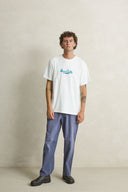 RHYTHM FLOWER FRIENDS VINTAGE SS T-SHIRT - WHITE