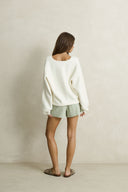 RHYTHM KIRRI CHECK SHORT - FOREST GREEN