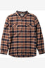 VISSLA CENTRAL COAST LS FLANNEL - MASALA