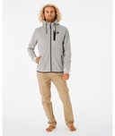 RIP CURL ANTI SERIES DEPARTED ZIP THRU - GREY