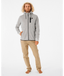 RIP CURL ANTI SERIES DEPARTED ZIP THRU - GREY