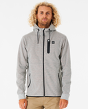 RIP CURL ANTI SERIES DEPARTED ZIP THRU - GREY