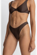 RHYTHM CLASSIC HI CUT PANT - CHOCOLATE