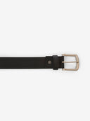 THRILLS LEATHER BELT - BLACK