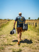 JUST ANOTHER FISHERMAN COASTLINE SEA TEE - NAVY