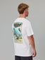 JUST ANOTHER FISHERMAN CRACKS & CREVASSES SEA TEE - WHITE