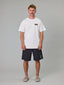 JUST ANOTHER FISHERMAN CRACKS & CREVASSES SEA TEE - WHITE