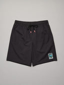 JUST ANOTHER FISHERMAN CRACKS & CREVASSES VOLLEY SHORTS - ANTIQUE BLACK
