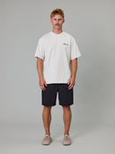 JUST ANOTHER FISHERMAN CREWMAN SHORTS 2.0 - STEEL GREY