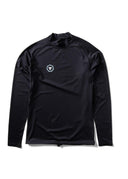 VISSLA WARM SEAS ECO LS RASH GUARD - BLACK