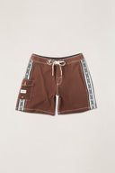 RHYTHM PANEL STRIPE TRUNK - CHOCOLATE