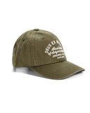 DEUS EX MACHINA HARAJUKU SIGN DAD CAP - OLIVE GREEN