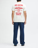 DEUS EX MACHINA CUTAWAY TEE - VINTAGE WHITE