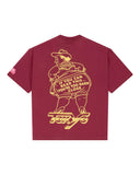 DEUS EX MACHINA BLOOMERS OS TEE - BIKING RED