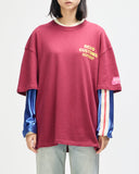 DEUS EX MACHINA BLOOMERS OS TEE - BIKING RED