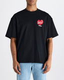 DEUS EX MACHINA DEEP CUT OS TEE - BLACK