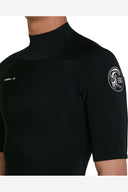 O'NEILL DEFENDER BACK ZIP SHORT SLEEVE FULL SUIT 2MM - BLACK