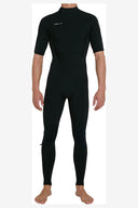 O'NEILL DEFENDER BACK ZIP SHORT SLEEVE FULL SUIT 2MM - BLACK