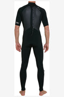 O'NEILL DEFENDER BACK ZIP SHORT SLEEVE FULL SUIT 2MM - BLACK