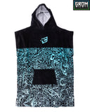 CREATURES GROM CREATURES PONCHO - FLURO BLUE