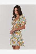CHARLIE HOLIDAY WILLOW MINI DRESS - SPRINGTIME FLORAL