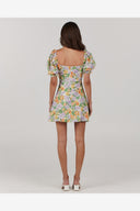 CHARLIE HOLIDAY WILLOW MINI DRESS - SPRINGTIME FLORAL