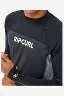 RIP CURL DRIVE UPF L/S UV TOP - BLACK